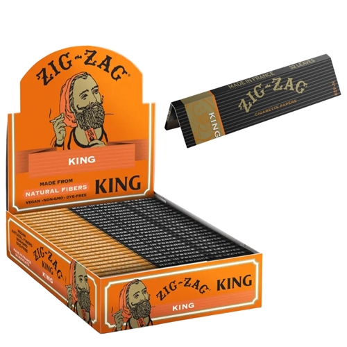Zig Zag King Size Rolling Papers  Box-24