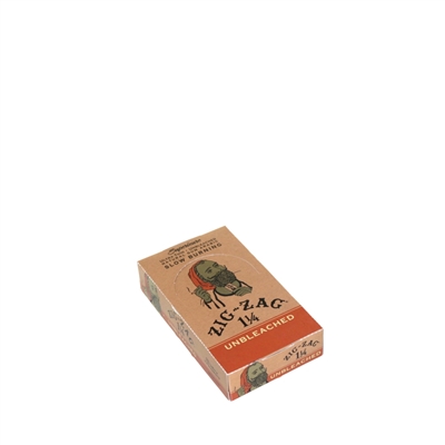 Zig Zag Unbleached Rolling Papers 1Â¼  Box-24