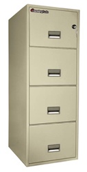 SentrySafe 4 Drawer Insulated Vertical File - 25"