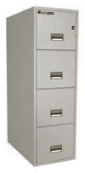SentrySafe 4 Drawer Insulated Vertical File - 31"