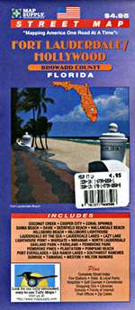 Ft. Lauderdale, Florida by Map Supply, Inc. [no longer available]
