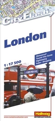 London, UK, City Flash Map by Hallwag [no longer available]