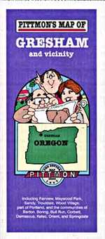 Gresham, Oregon by Pittmon Map Company [no longer available]