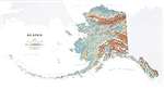 Alaska, Physical Wall Map by Raven Maps [no longer available]