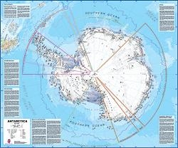 Antarctica, Political by Maps International Ltd.