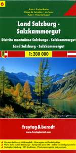 Austria, Federal State Salzburg and Salzkammergut by Freytag, Berndt und Artaria [no longer available]