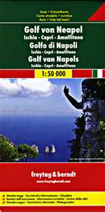 Gulf of Naples, Ischia, Capri and Amalfitana, Italy by Freytag, Berndt und Artaria [no longer available]