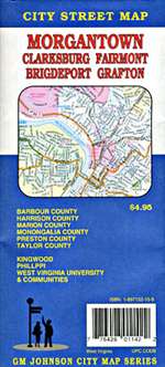 Morgantown, Clarksburg, Fairmont, Bridgeport and Grafton, West Virginia by GM Johnson [no longer available]