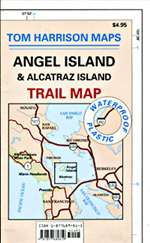 Angel Island and Alcatraz, California by Tom Harrison Maps [no longer available]