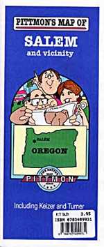 Salem, Oregon Vicinity by Pittmon Map Company [no longer available]