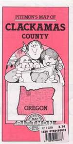 Clackamas County, Oregon by Pittmon Map Company [no longer available]