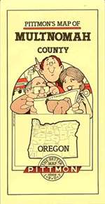 Multnomah County, Oregon by Pittmon Map Company [no longer available]