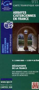 Abbeys & Cistercian Sites in France by Institut Geographique National [no longer available]