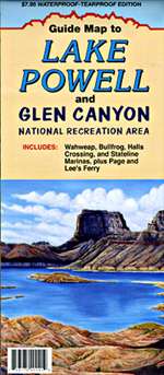 Lake Powell and Glen Canyon, Utah Recreation Map by North Star Mapping [no longer available]