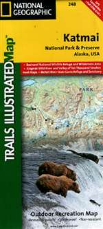 Katmai National Park and Preserve, Map 248 by National Geographic Maps [no longer available]