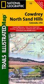 Cowdrey and North Sand Hills, Map 113 by National Geographic Maps [no longer available]