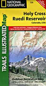 Holy Cross and Reudi Reservoir, Map 126 by National Geographic Maps [no longer available]