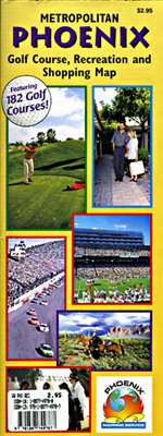 Phoenix, Arizona Recreation, Golf and Shopping Map by Wide World of Maps [no longer available]