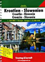 Croatia and Slovenia, Atlas by Freytag, Berndt und Artaria [no longer available]