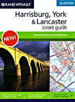 York and Harrisburg, Pennsylvania Street Guide (Spiral Bound) by Rand McNally [no longer available]