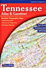 Tennessee, Atlas and Gazetteer by DeLorme [no longer available]