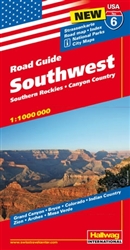 USA 6: Southwest USA and Southern Rockies by Hallwag [no longer available]