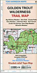 Golden Trout Wilderness by Tom Harrison Maps [no longer available]