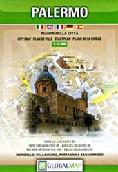 Palermo, Italy by Litografia Artistica Cartografica