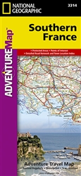 France, Southern Adventure Map 3314 by National Geographic Maps [no longer available]