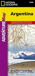 Argentina Adventure Map 3400 by National Geographic Maps [no longer available]