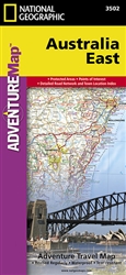 Australia, East Adventure Map 3502 by National Geographic Maps [no longer available]