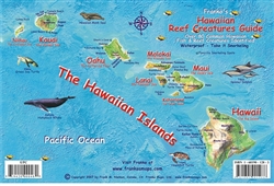 Hawaiian Islands, Reef Creatures Fish ID Card by Frankos Maps Ltd. [no longer available]