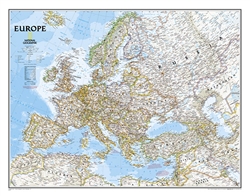 Europe Classic Wall Map (30.5 x 23.75 inches) by National Geographic Maps [no longer available]