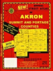 Akron, Ohio, Street Atlas by Commercial Survey Co. [no longer available]