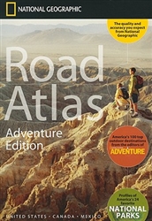 USA, Canada and Mexico Road Atlas - Adventure Edition by National Geographic Maps [no longer available]
