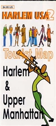 Harlem and Upper Manhattan, New York City, Tourist Map by  [no longer available]