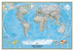 World Classic Enlarged Wall Map (69.25 x 48 inches) by National Geographic Maps [no longer available]