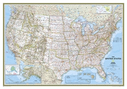 United States Classic Enlarged Wall Map (69.25 x 48 inches) by National Geographic Maps [no longer available]