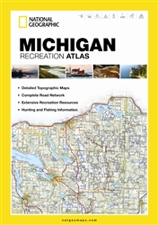 Michigan Recreation Atlas by National Geographic Maps [no longer available]