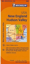 Hudson Valley, New England (581) by Michelin Maps and Guides [no longer available]