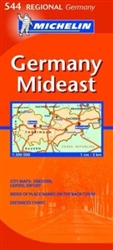 Germany, Mideast (544) by Michelin Maps and Guides [no longer available]