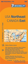 United States, Northeastern and Canada, Eastern (583) by Michelin Maps and Guides [no longer available]