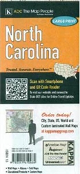 North Carolina, large print by Kappa Map Group [no longer available]