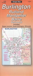 Burlington, Rutland, Montpelier and Barre, Vermont by The Seeger Map Company Inc. [no longer available]