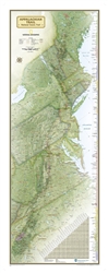 Appalachian Trail Wall Map, Boxed by National Geographic Maps [no longer available]