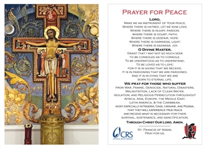 Prayer Card for Peace