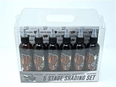 World Famous - 5 Stage Shading Set - 6 Bottles - 4oz
