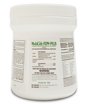 Madacide Wipes (Case of 12)