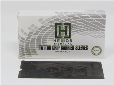 Helios Biodegradable Tattoo Grip Barrier Sleeves - Box of 100