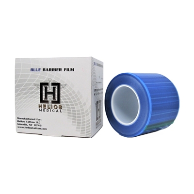 Helios Barrier Film - 1200 Perforated Sheets per roll - Blue (case of 12)